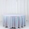 Iridescent Blue Sequined 120" ROUND TABLECLOTH Designer Wedding Party Catering